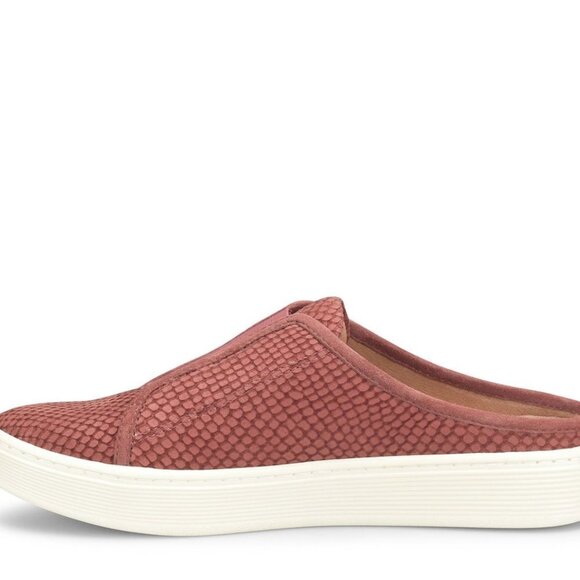 Sofft Beekon 7m Rustic red slide sneaker slip on elastic snakeskin - Picture 7 of 12